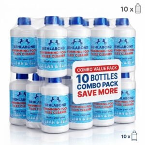 Swimming pool tiles cleaner 10 bottle combo
