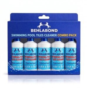 Swimming pool tiles cleaner 5 bottle combo